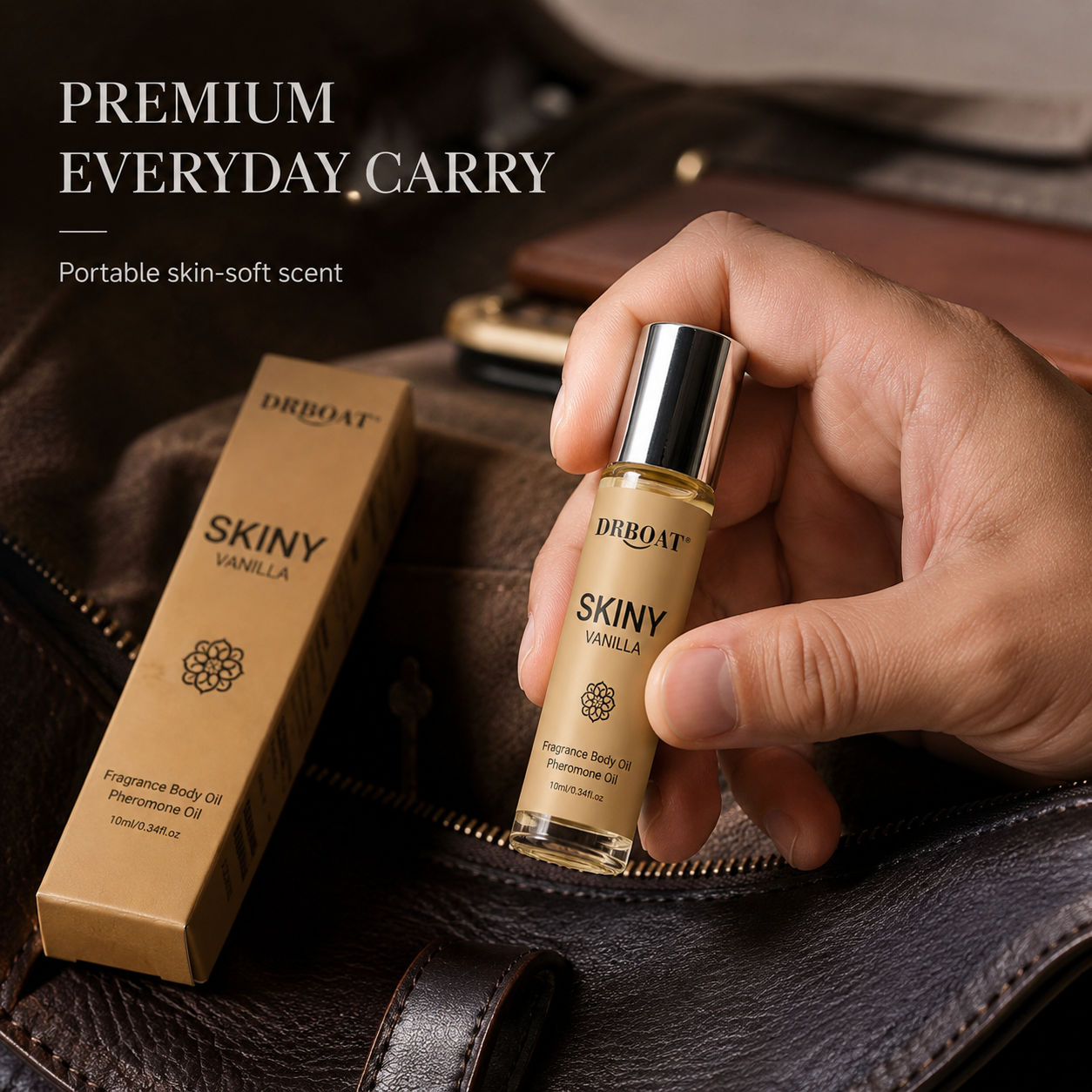 Perfume Alcohol Fragrance - Мужской роликовый парфюм с ароматом ванили